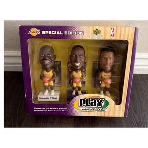 Upper Deck PlayMakers Lakers Special Edition Kobe Bryant Shaq Rick Fox 3-Pack